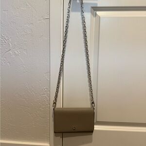Tory Burch Women's Chain Strap Crossbody Bag - Taupe